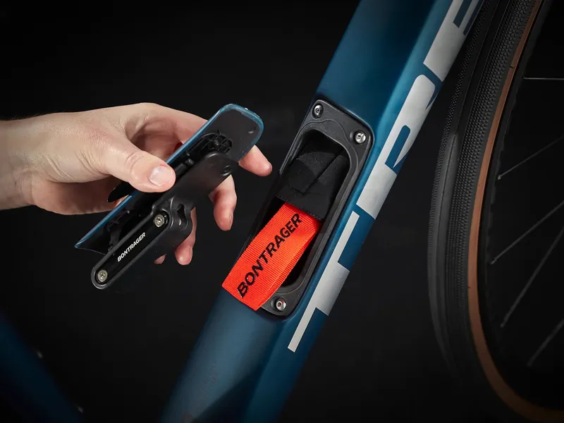 2023 TREK Domane SL 6 eTap Road Bike in Dark Aquatic and Trek Black-1